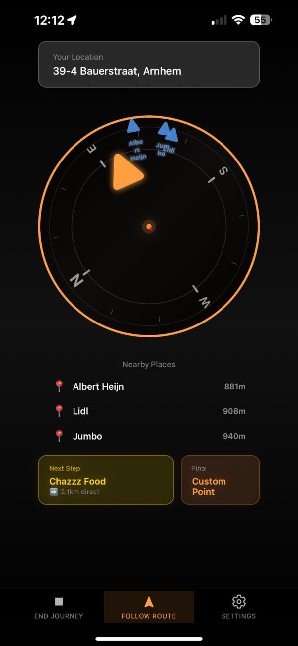 Adventure Compass - Navigate with direction, not directions